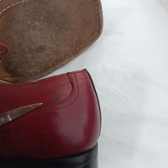 David Eden Crocodile alligator Derby Oxfords men's size 9.5M - Picture 3 of 16